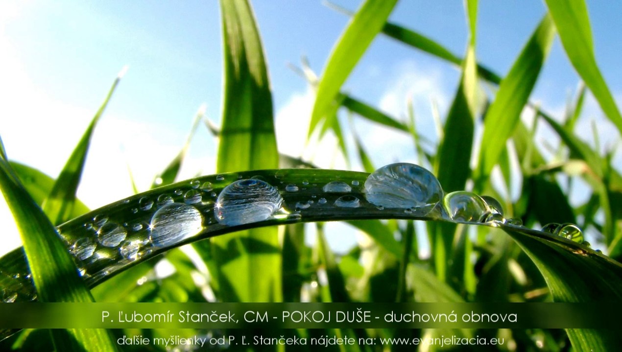 P. Ľubomír Stanček - POKOJ DUŠE - duchovná obnova
