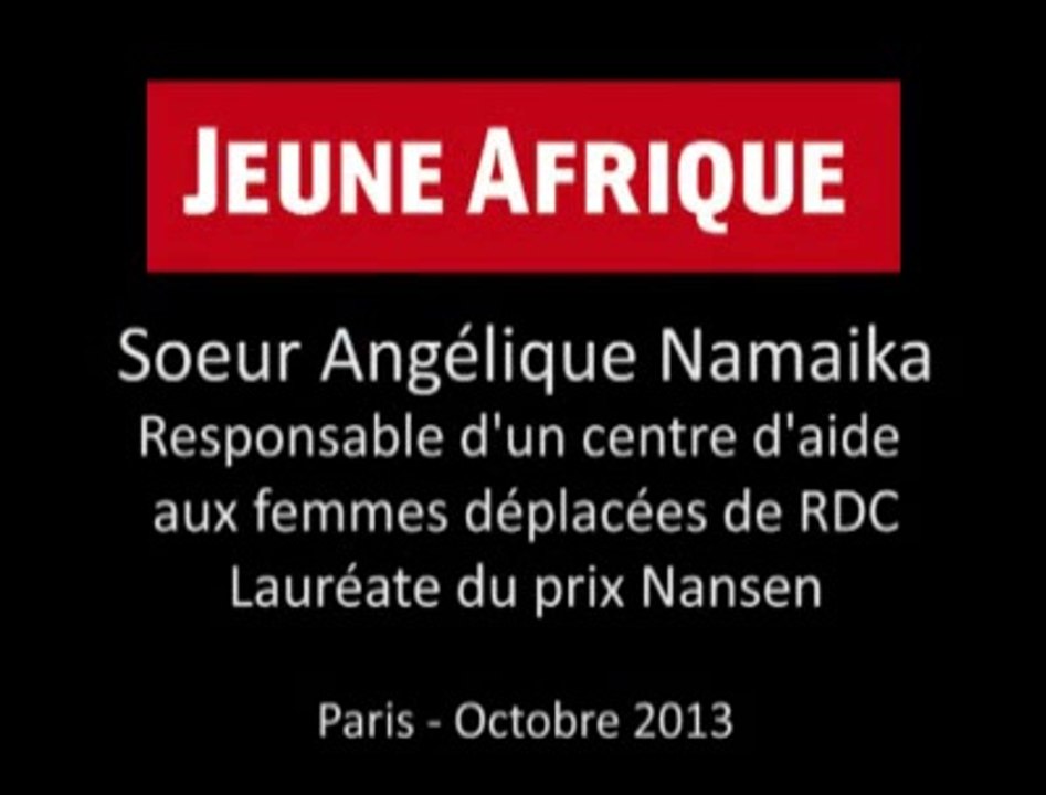 Soeur Angélique Namaika : "Le prix Nansen appartient aux femmes victimes d'atrocités" en RDC