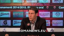 Garcia in conferenza stampa Roma-Milan 24/04/14