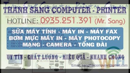 Nạp Mực Máy In, Sửa Máy Tính Tại Nhà Đường Trần Xuân Soạn, Q7 0935 251 391 Mr. SANG