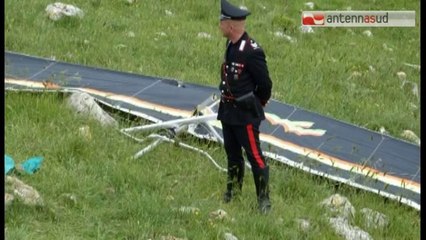 TG 23.04.14 Precipita col deltaplano a Rignano Garganico, muore colonnello dell'Esercito.