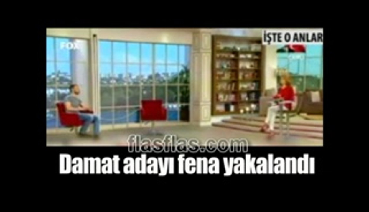 Damat adayı fena yakalandı