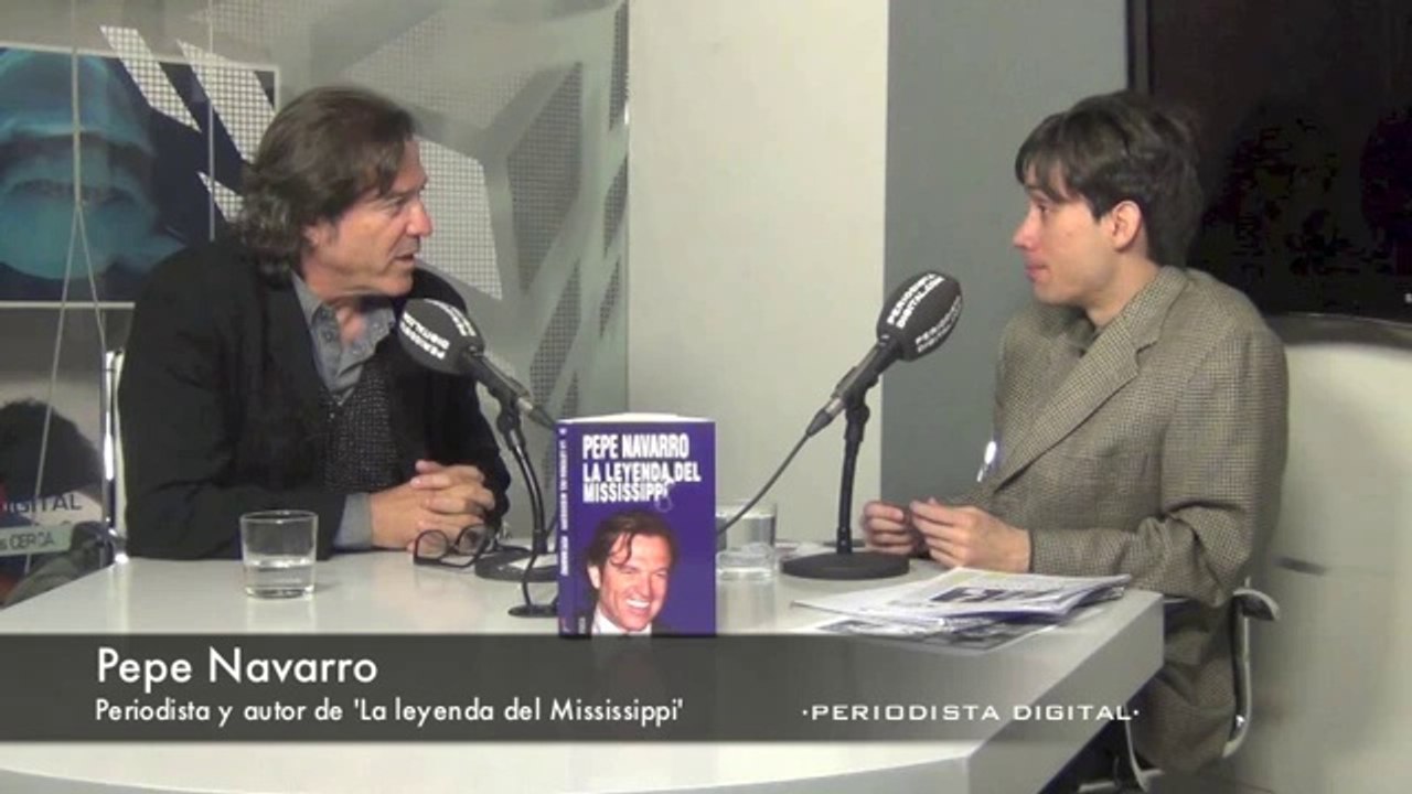 Pepe Navarro, autor de 'La leyenda del Mississippi'. 23-4-2014