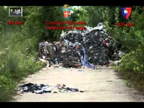 Foggia - Rifiuti illeciti, operazione Black Land (20.04.14)
