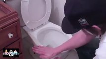 This Saran Wrap Toilet Prank Is So Evil