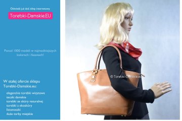 Modne torebki w jasnych kolorach - nowa kolekcja