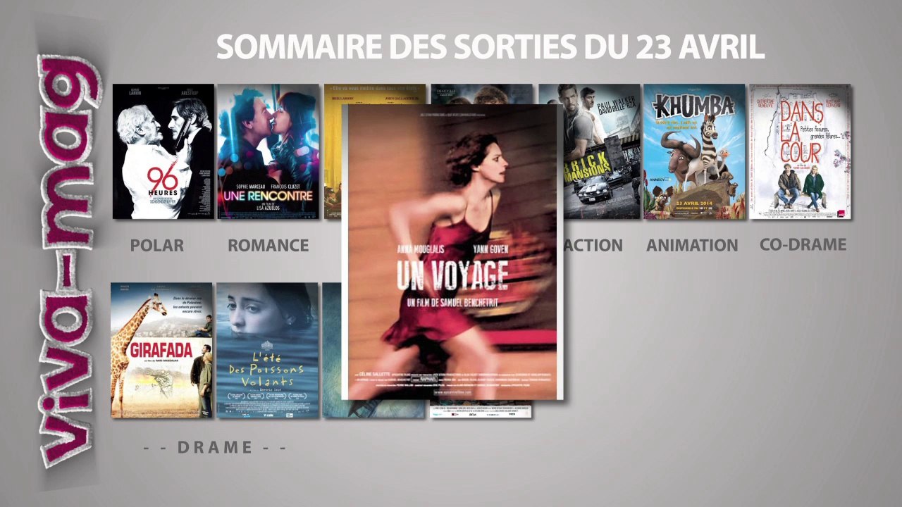 Vivamag, le magazine des sorties "Ciné" du 23 avril 2014