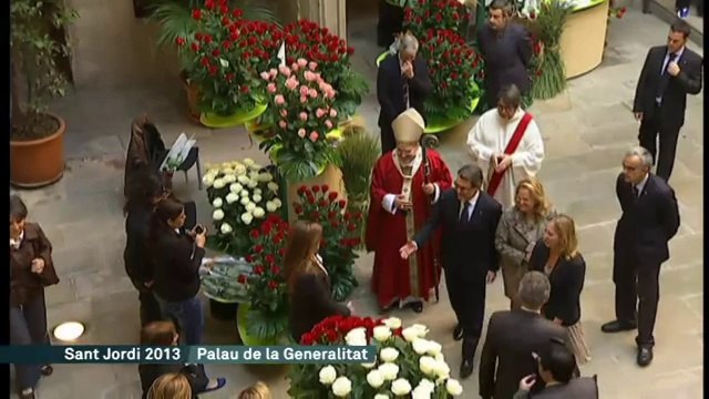 TV3 - Telenotícies migdia - Sant Jordi : la vessant política