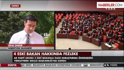 AK Parti'den 4 Eski Bakanla İlgili Yeni Önerge