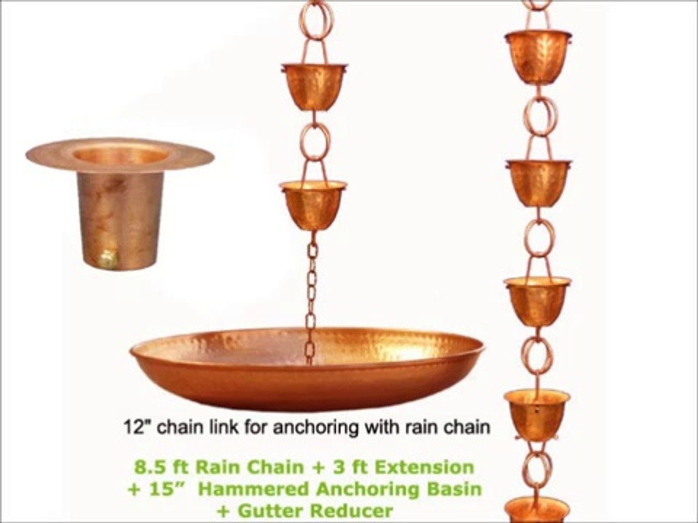 Rain Chain Basin Bowls Best Decorations