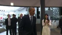 Obama reaffirms Japan commitment