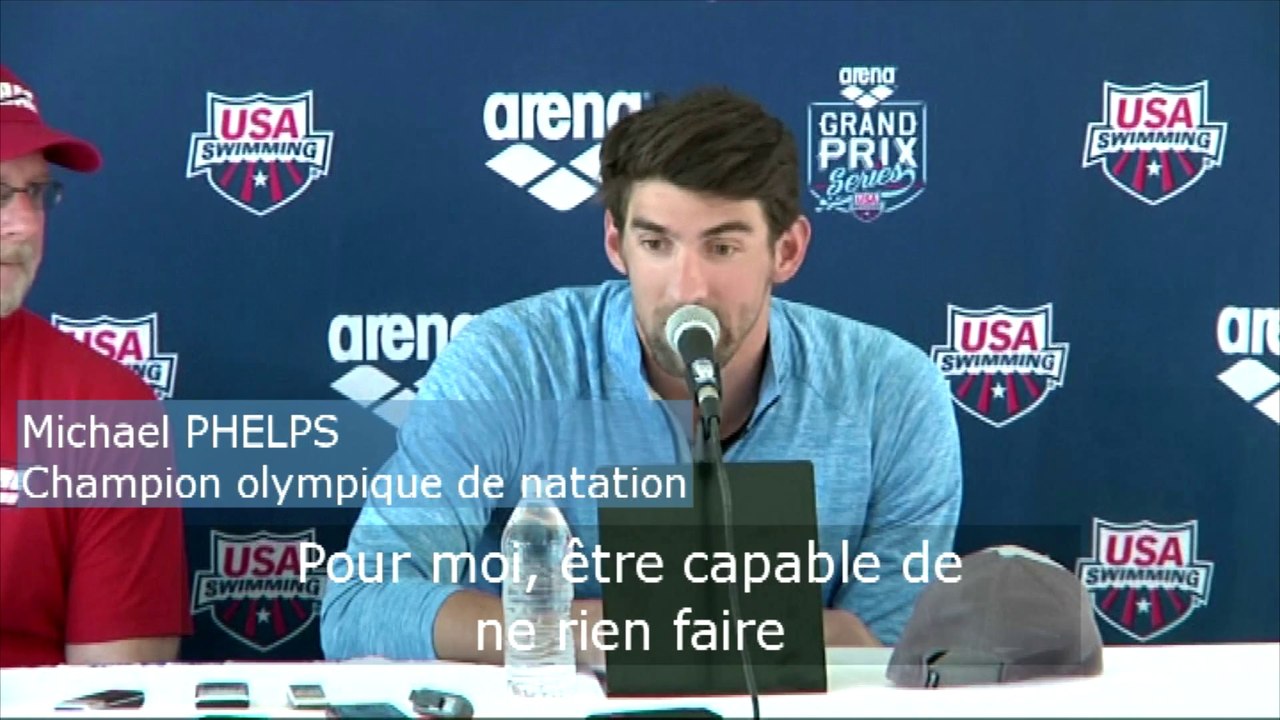 Michael Phelps s'est remis à la natation