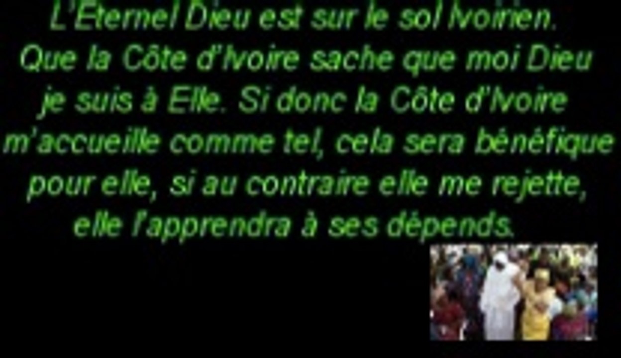 LA PROPHETESSE NAHOMIE COMMUNIQUE DIRECTEMENT AVEC LE DIEU D'ISRAEL. L'EGLISE DE PATMOS DIEUDONNE DE COTE D'IVOIRE