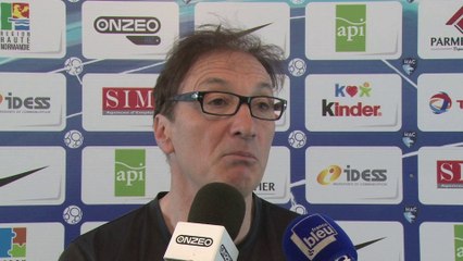 Avant Créteil - HAC, interview d'Erick Mombaerts