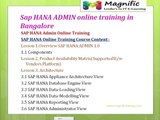 Sap-HANA ADMIN Training Online Classes-free demo classes in uk