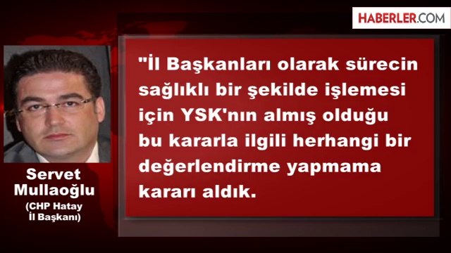 Hatay'da 5600 Kişinin Oy Kullanıp Kullanmadığı Araştırılacak