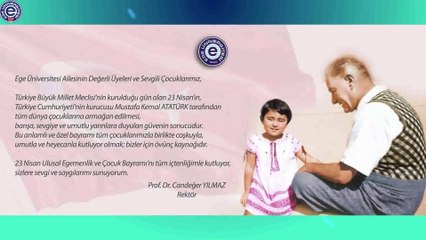 Rektör Prof. Dr. Yılmaz'dan 23 Nisan Mesajı