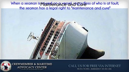 Hiring an expert attorney for crewmember injury