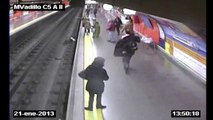 Madrid police save woman on Spanish metro