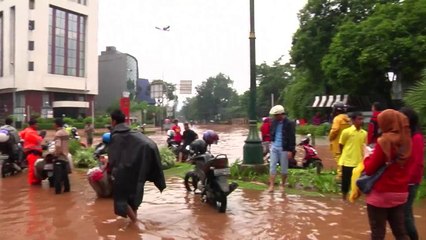Jakarta Banjir flood 2013 kills nine