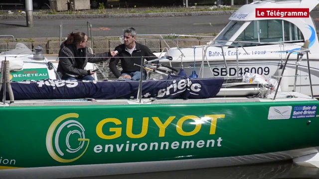 Saint-Brieuc. Vincent Biarnès a remis à l'eau son bateau