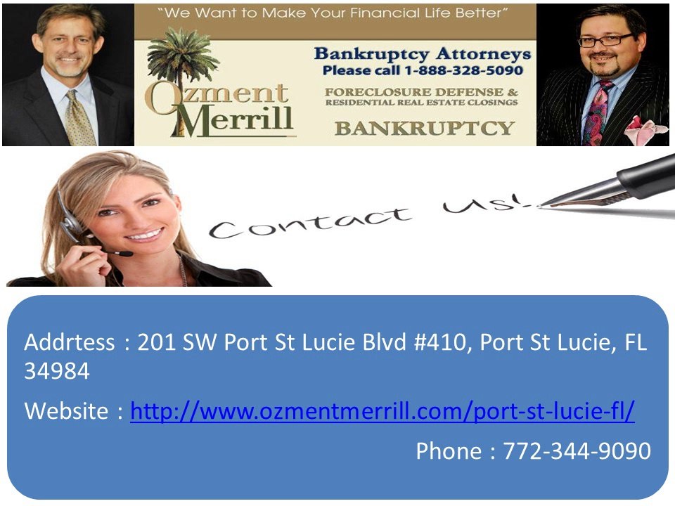 Ozment Merrill Bankruptcy Attorney Port St Lucie