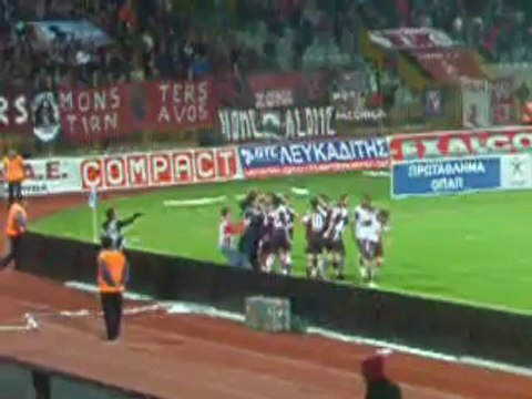 12η ΑΕΛ-Ηρακλής 2-0 2008-09 Γκολ Ζουράφσκι από κερκίδα.