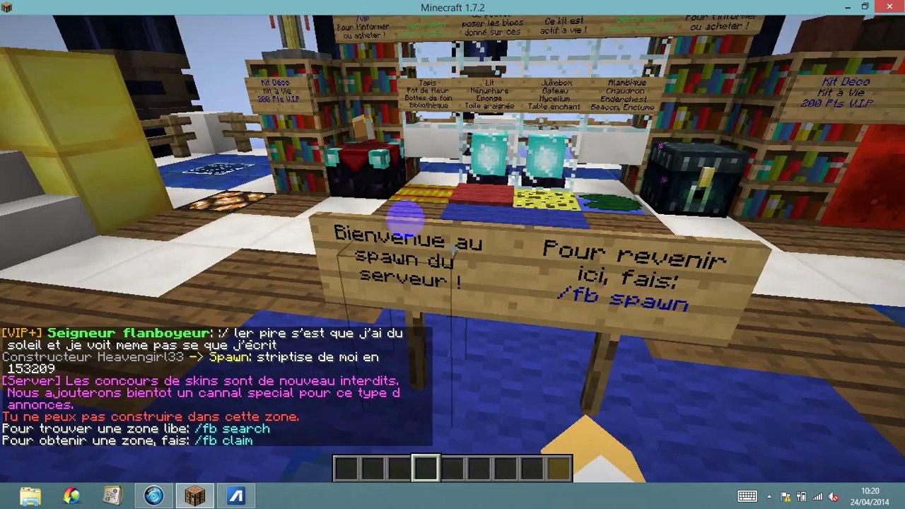 Minecraft : Visite de la Map de Simoncraft