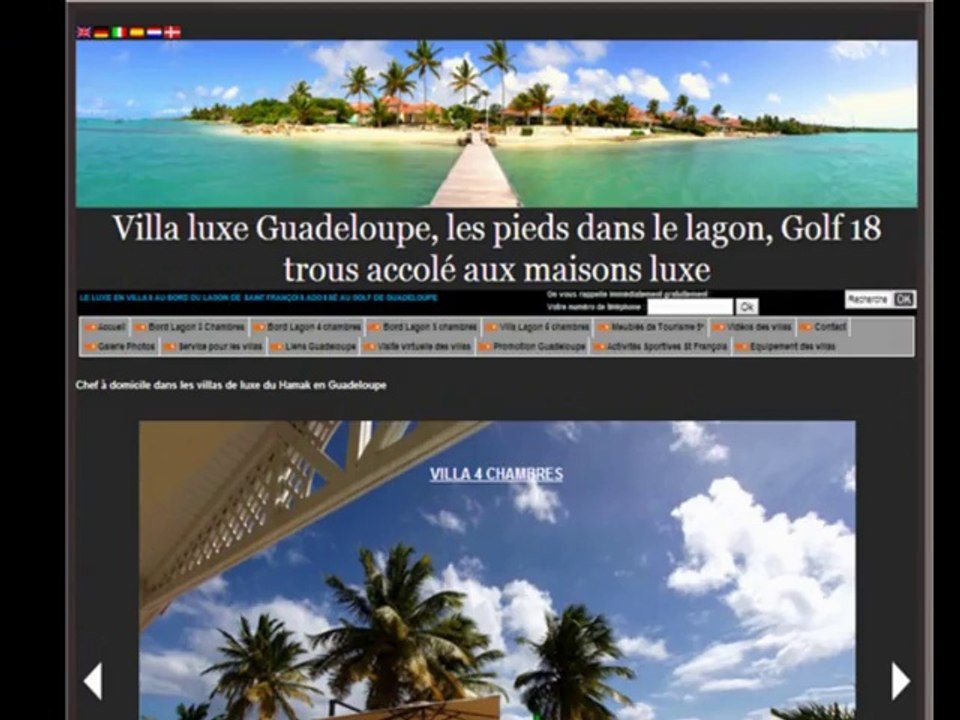 Vidéo de la villa Bonheur en Guadeloupe