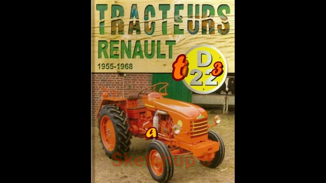 Farming Simulator 2013 : Tracteur Renault D 22 LOPA enjambeur
