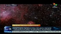 Fotografían desde Chile a una nebulosa roja brillante