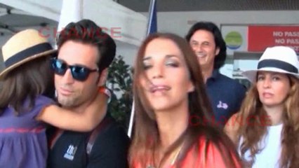 David Bustamante se deja maquillar por su hija