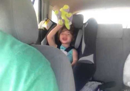 Cute Toddler Won't Let Mommy Sing Easter Hymn