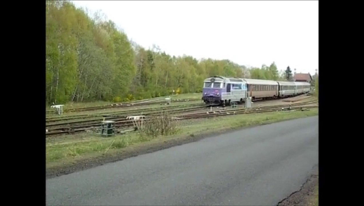 LE VENTADOUR, TRAINS INTERCITES 4591 & 4492 CLERMONT-Fd--BORDEAUX--CLERMONT.