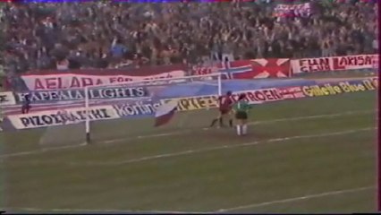 22η ΑΕΛ – ΑΕΚ  2-0 1985-86 To 1-0 Κολομητρούσης