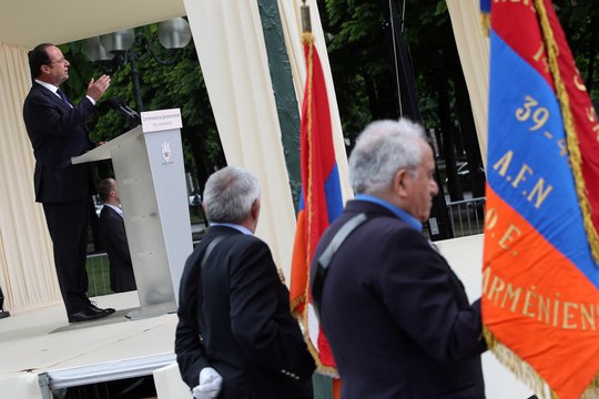 Cérémonie de commémoration du génocide arménien