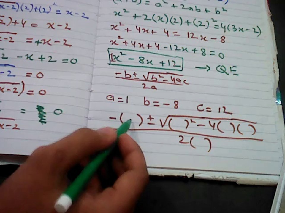 Quadratic equation