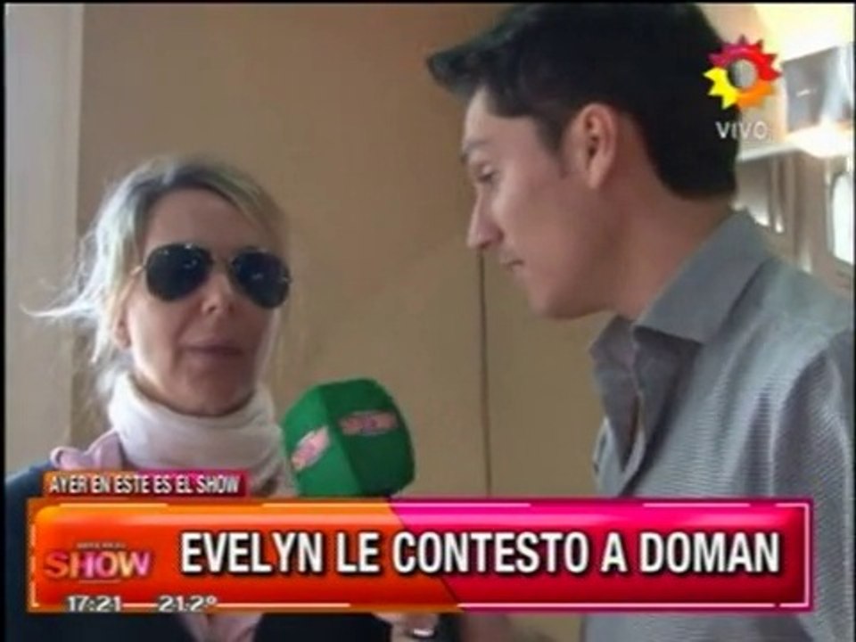 Pronto.com.ar Evelyn Von Brocke habló de Doman