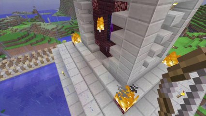 Dorick Minecraft Survival World Nether Portal Decoration