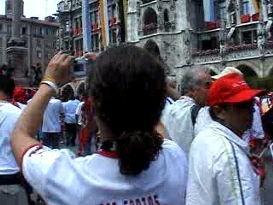 Tunisie: fans in München