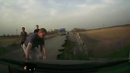 Road Disappears in Russia