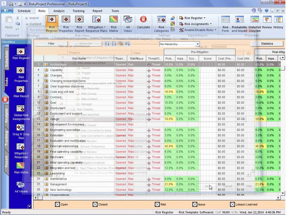 Configuring your Risk Register: Risk Properties