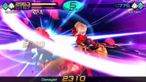 Fate EXTRA CCC (Saber)★Ch 7 part 11~ Saber Vs Caster ★Lets Play ＰＳＰ