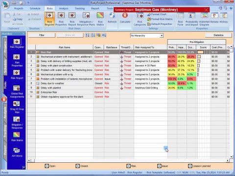 Managing Risks in Project Portfolio using RiskyProject Enterprise: Risk Visibility