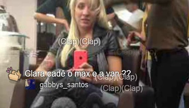 TC Clara en la peluqueria.