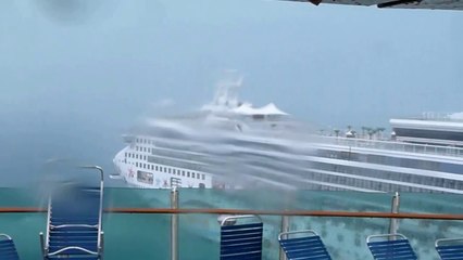 Bermuda Cruise Collision Kings Wharf,Bermuda Sept. 14,2012