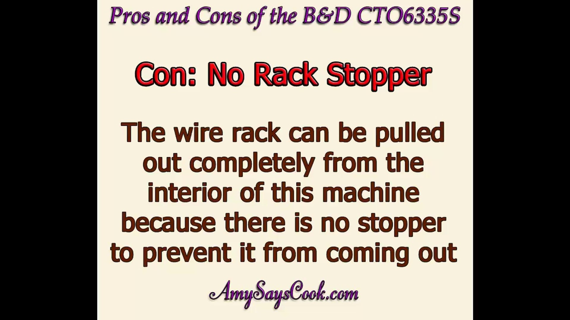 Black & Decker CTO6335S Review