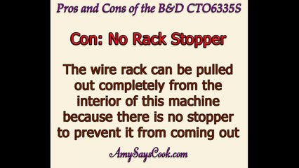 Pros and Cons of the Black and Decker CTO6335S Toaster Oven