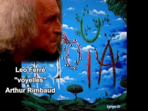 Leo Ferré Les voyelles d'Arthur Rimbaud