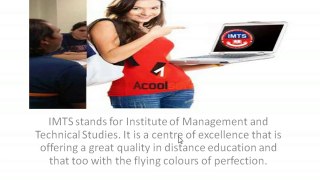 MBA in distance education noida